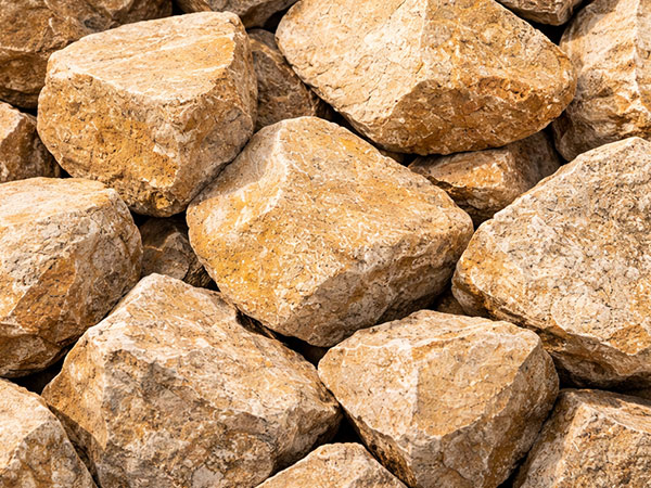 Brown Sandstone Boulders in High River
